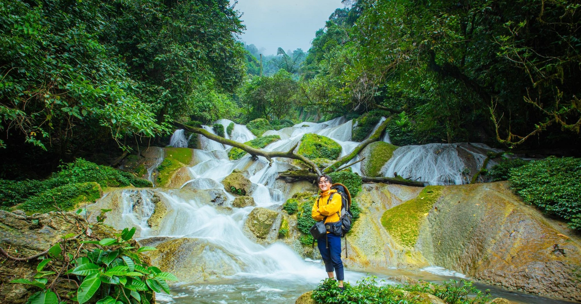 Nam Luc Waterfall stuns with cinematic beauty deep in Lai Chau’s jungle
