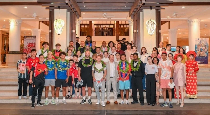 Da Nang hosts legendary Manchester United players