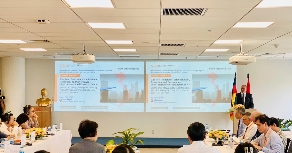 German experts support training for Vietnam’s int’l financial centre