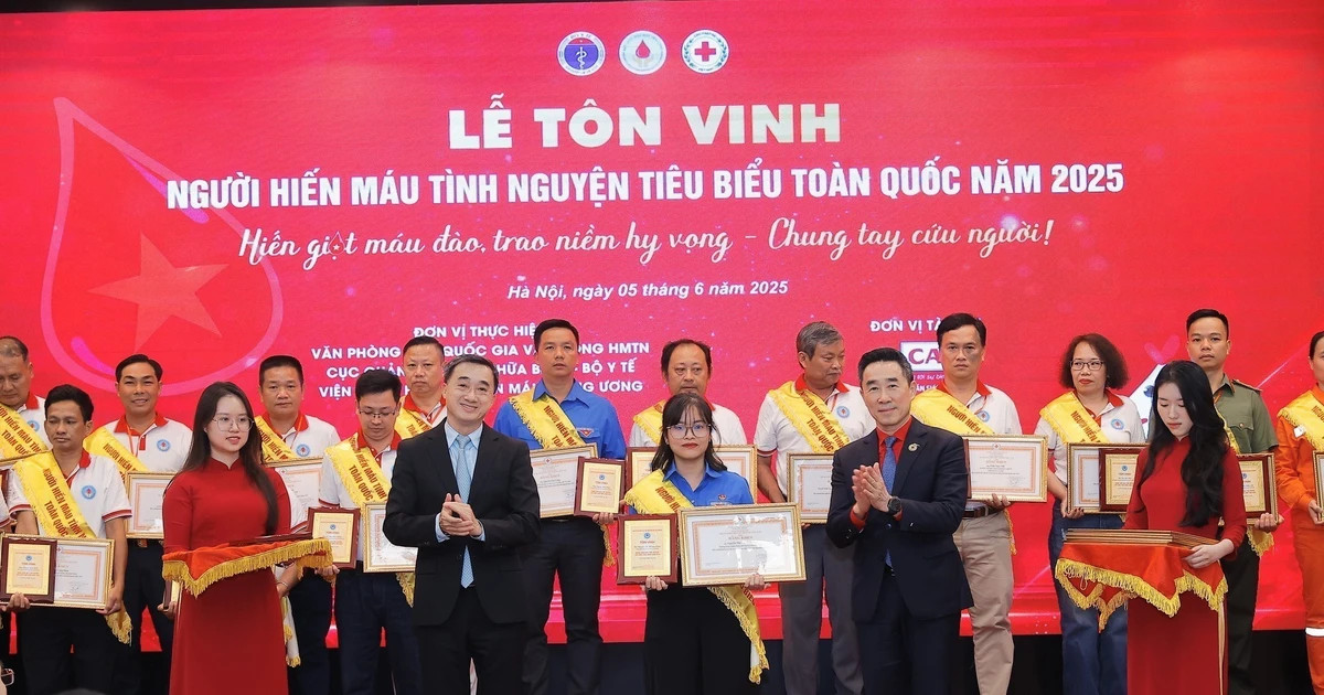 Blood donors honoured for lifesaving contributions