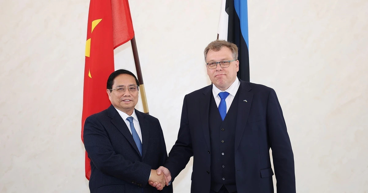 Vietnamese PM meets President of Estonian Parliament