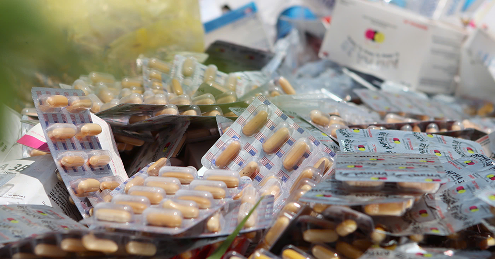 Police search for suspects behind massive supplement dumping