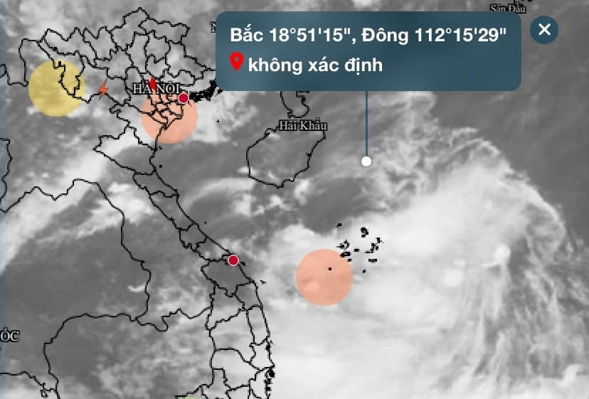 Tropical low in East Sea may form storm as northern Vietnam drenched