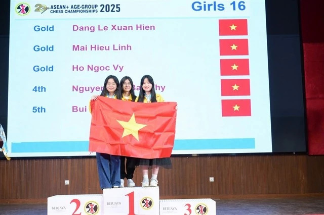 Vietnamese chess masters win big at regional age group championships