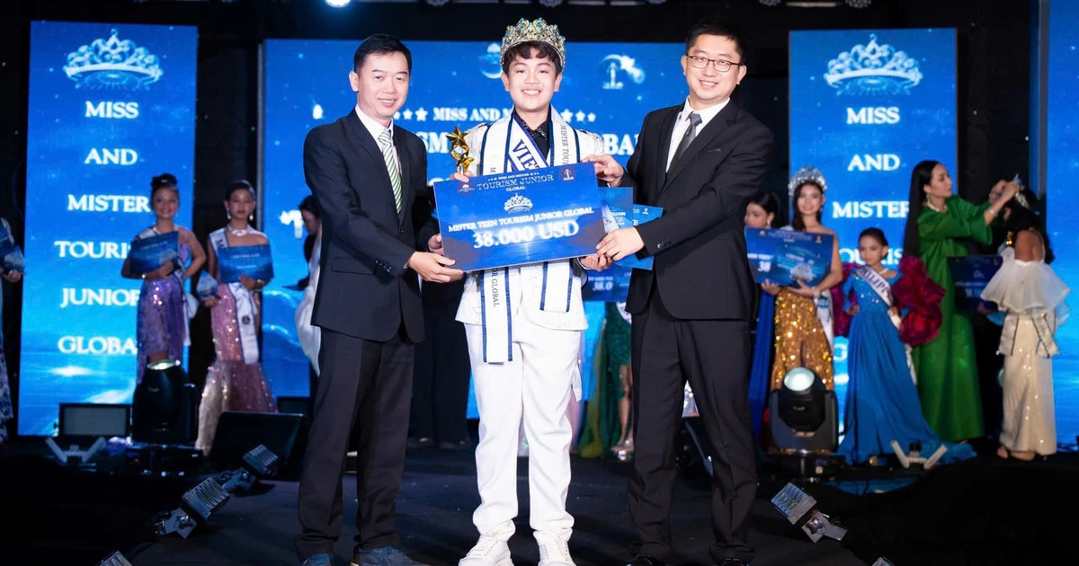 Vietnamese teen crowned Mister Tourism Junior Global 2025 in Thailand
