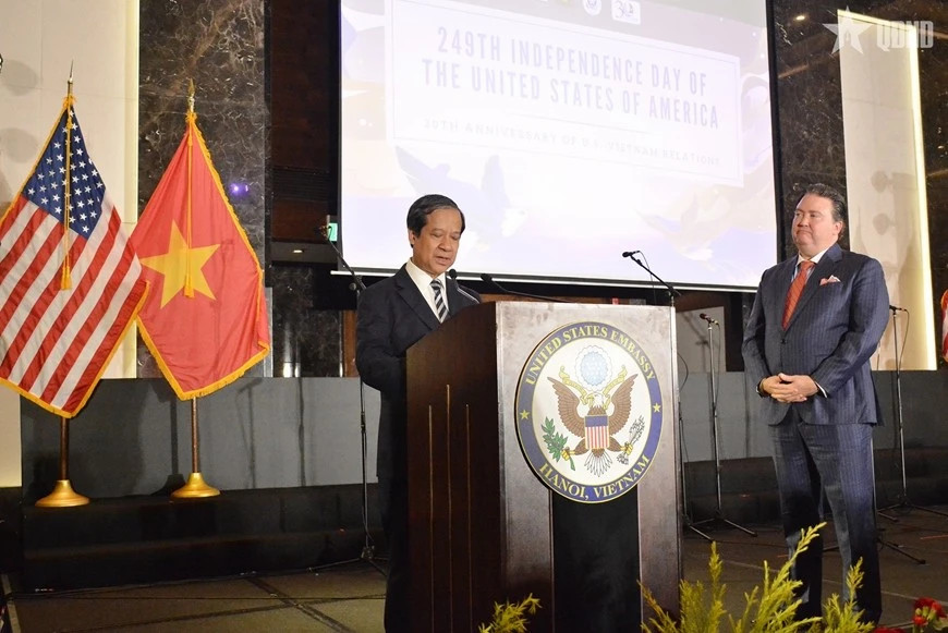 US’s Independence Day, 30th anniversary of US-Vietnam relations marked in Hanoi