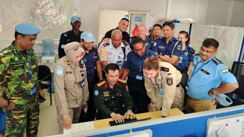 Vietnamese officer's patrol scheduling software adopted by UN mission