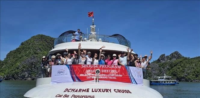 Spouses of ABAC III delegates captivated by Lan Ha Bay
