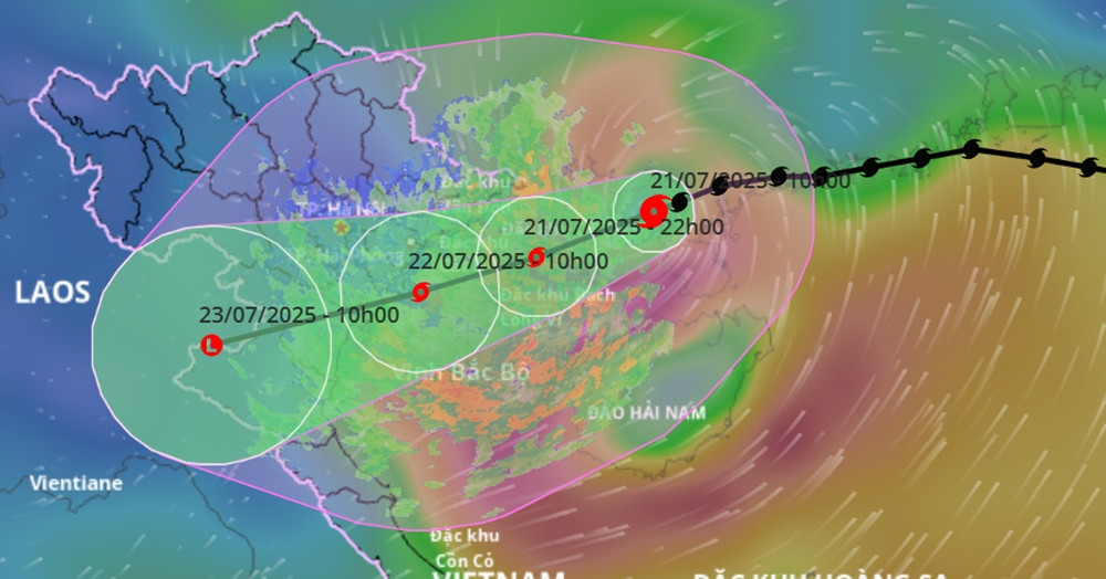 Wipha moves closer to Vietnam, may reach level 11 strength