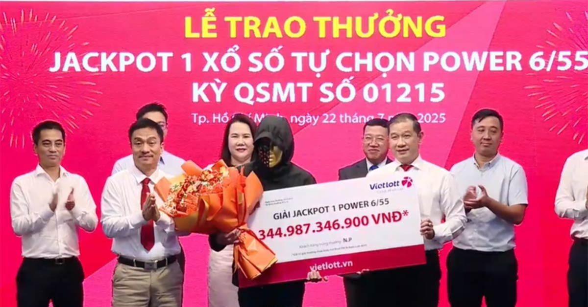Ho Chi Minh City man wins Vietlott’s largest-ever jackpot