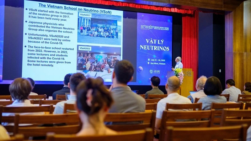 VN hosts int'l neutrino physics conference with nearly 60 global scientists