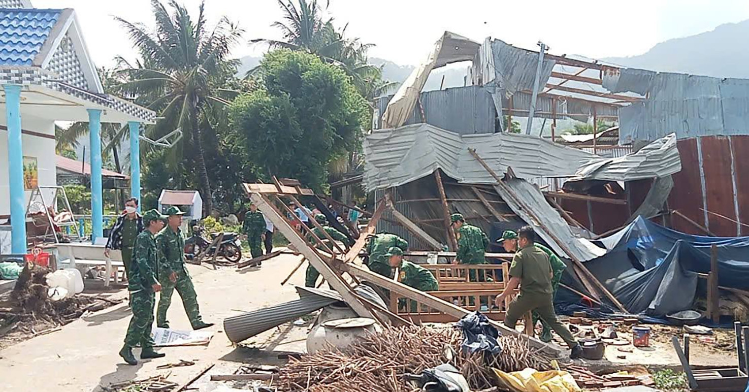 An Giang hit by powerful tornado, no casualties reported