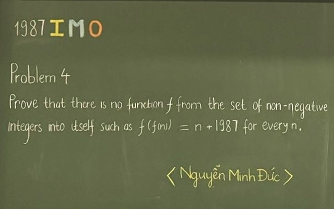 Four Vietnamese math problems featured in International Math Olympiad ...