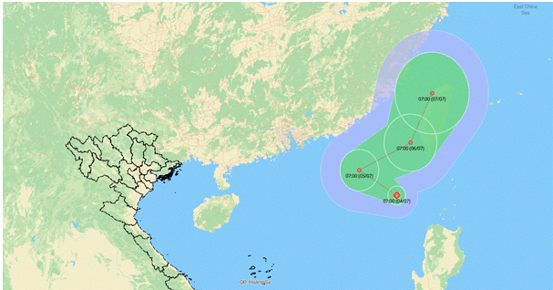 Tropical depression intensifies in East Sea, set to strengthen further