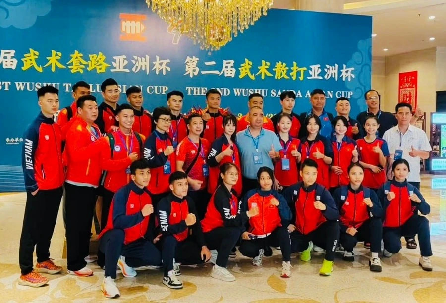 Vietnam team ranks third at Wushu Taolu Asian Cup 2025