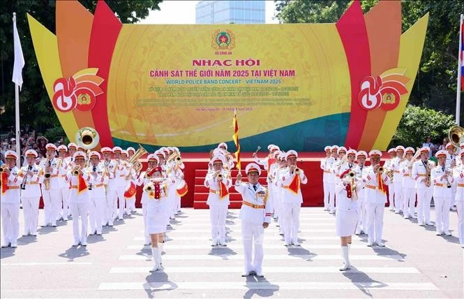World Police Band Concert opens in Hanoi