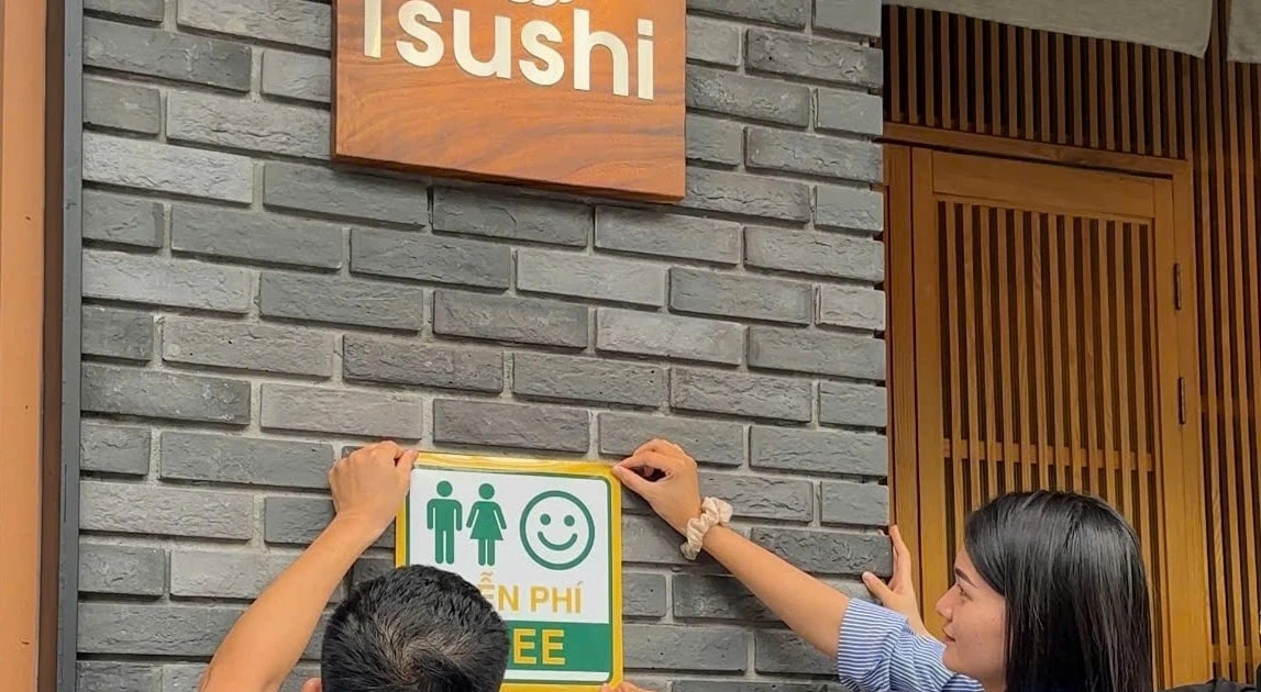 Free public toilets for visitors to Hanoi during National Day celebrations