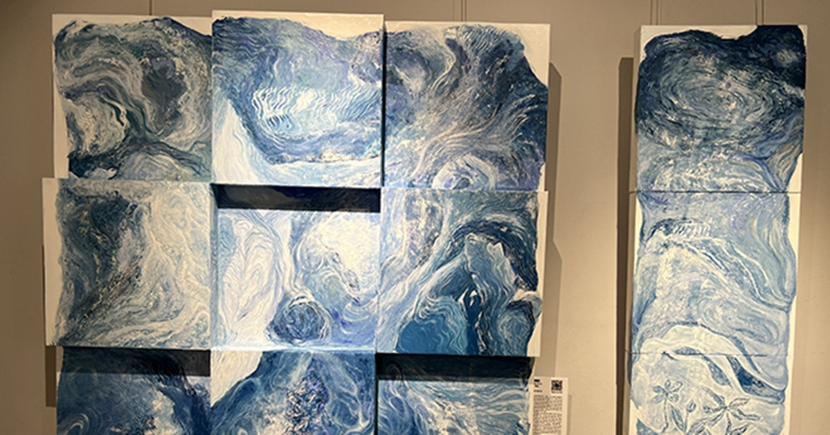 Young artist uses painting and ceramics to explore human life