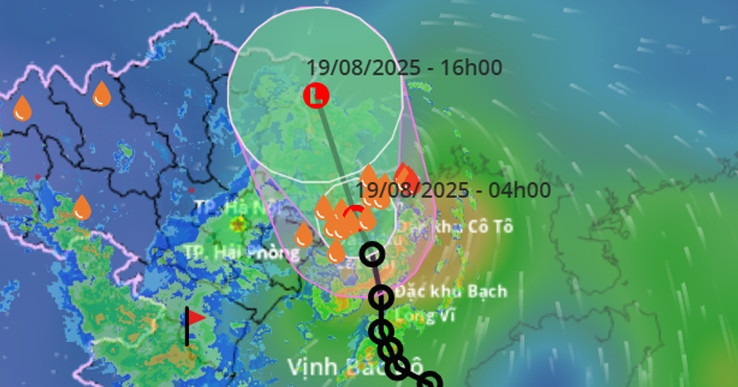 Tropical depression triggers severe weather across northern Vietnam