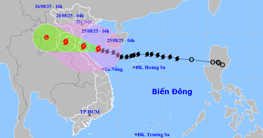 Typhoon Kajiki to make landfall with winds up to level 16 this afternoon