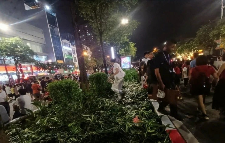Hanoi suffers major landscape damage after parade rehearsals