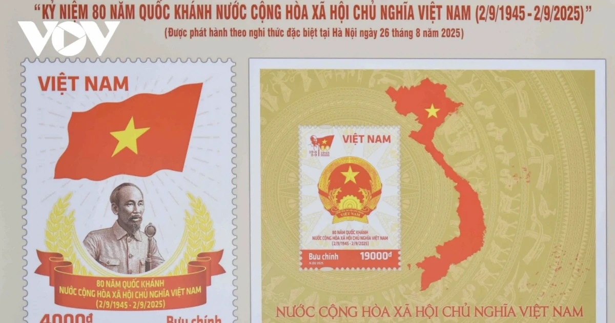 Special stamp set issued to mark Vietnam's 80th National Day