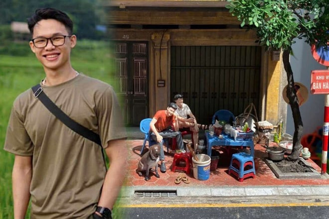 Young artist preserves Hanoi’s charm in miniature form