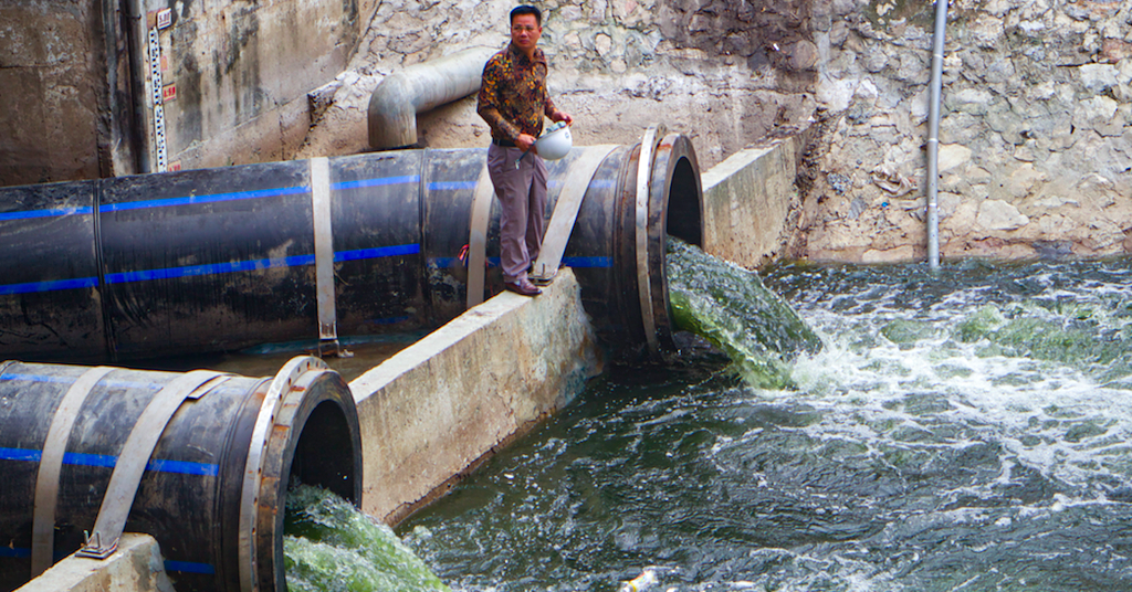 To Lich River revived with West Lake water amid flood concerns