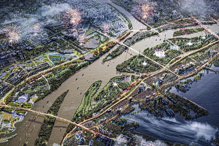 Investors propose monorail and scenic boulevard along Hanoi's Red River