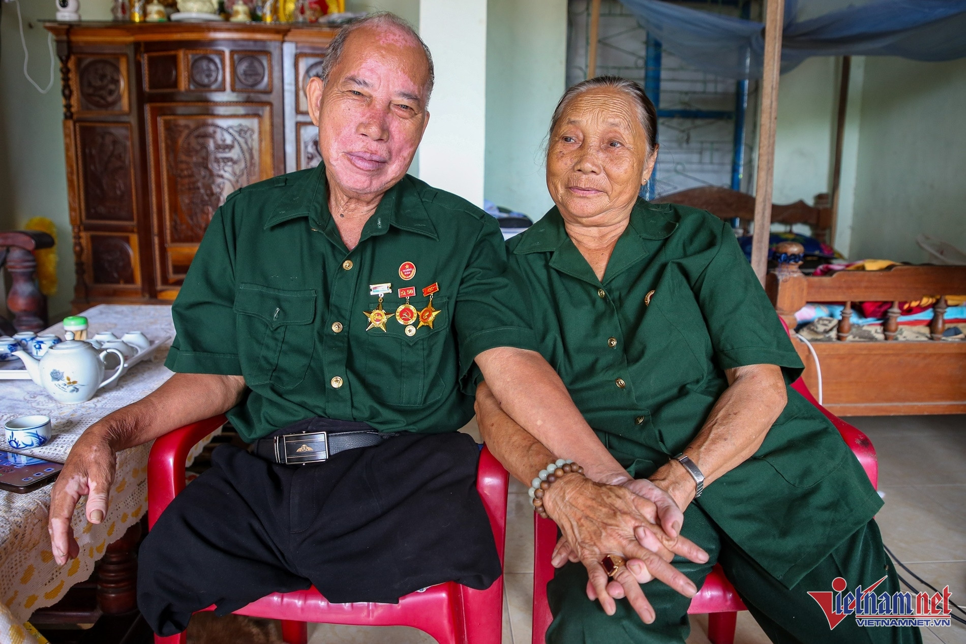 Nurse and legless soldier weave 50-year love story
