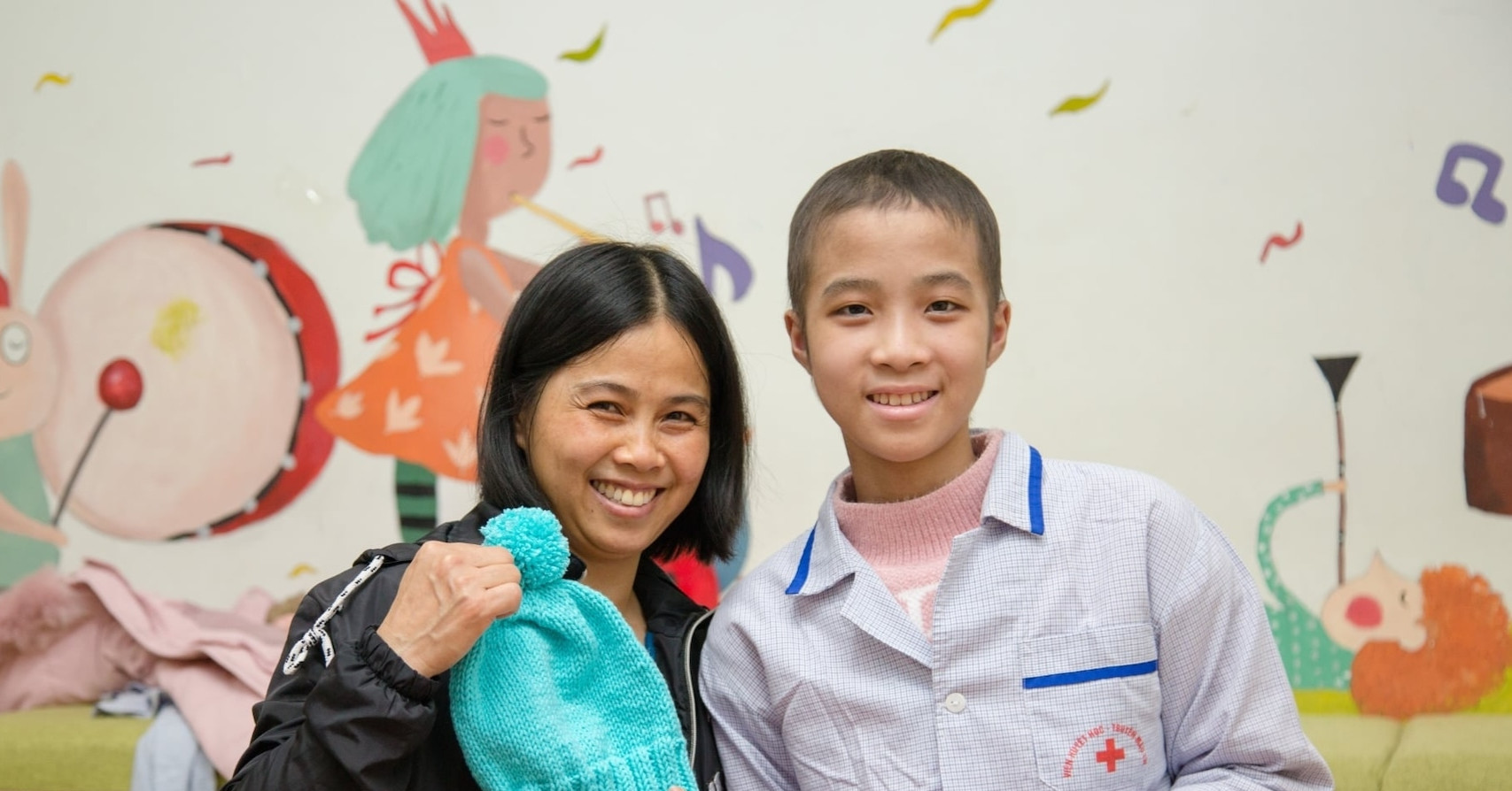 Blood-cancer survivor becomes standout student at university