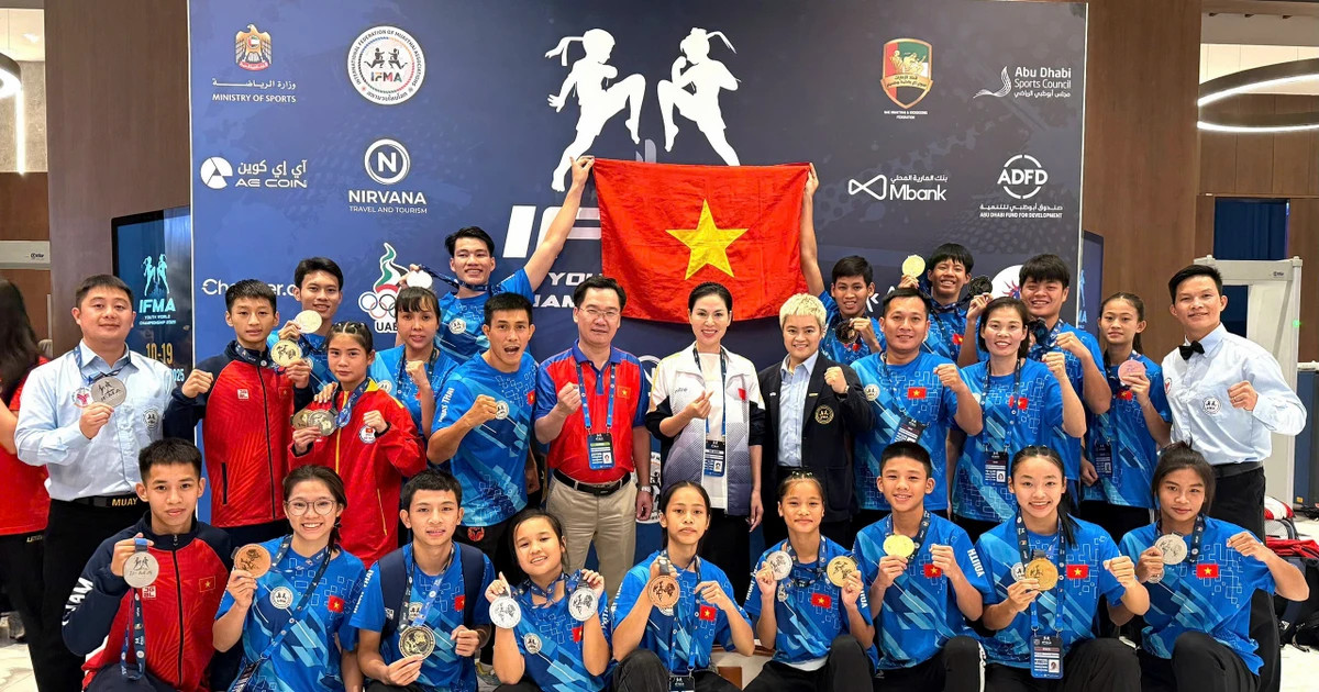 Vietnam wins four gold medals at 2025 Muaythai Youth World Championship