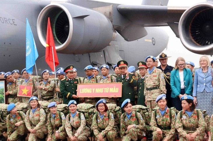 VN deploys Level-2 field hospital, engineering unit to UN peacekeeping missions