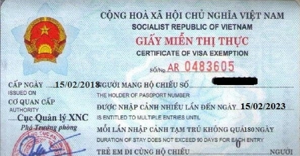 Streamlined visa-free certificate process now takes only one day