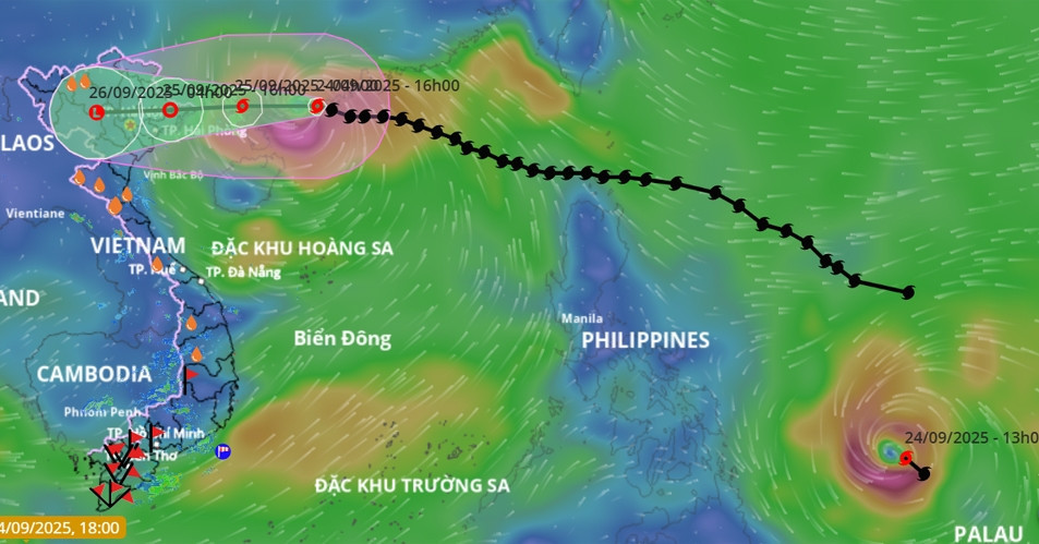 Twin storms hit northern Vietnam, Quang Ninh set for direct impact