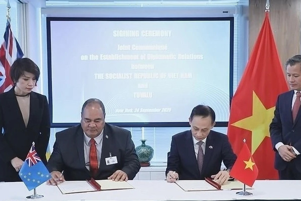 Vietnam, Tuvalu establish diplomatic ties