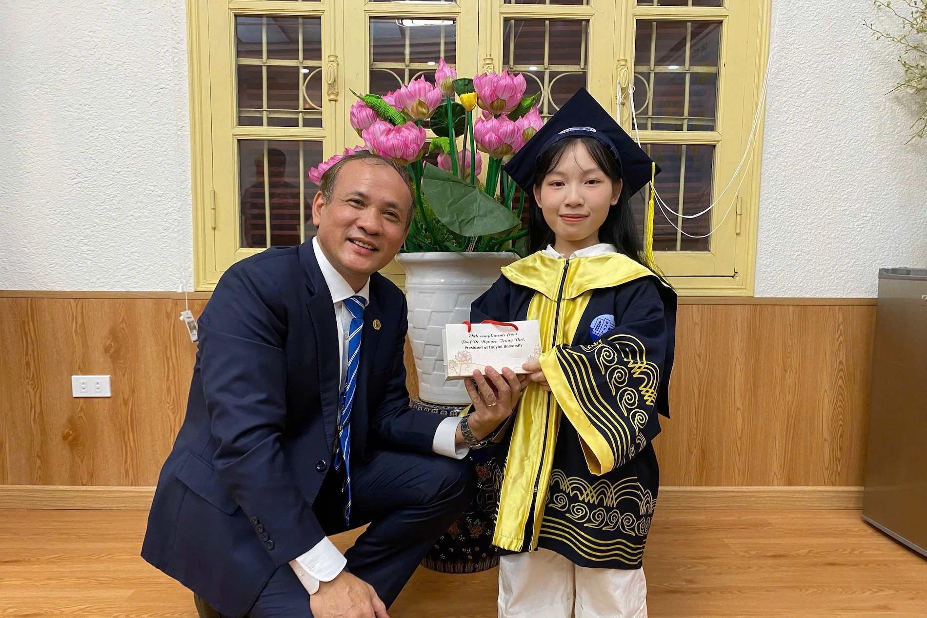 Graduate’s journey from classroom to campus career