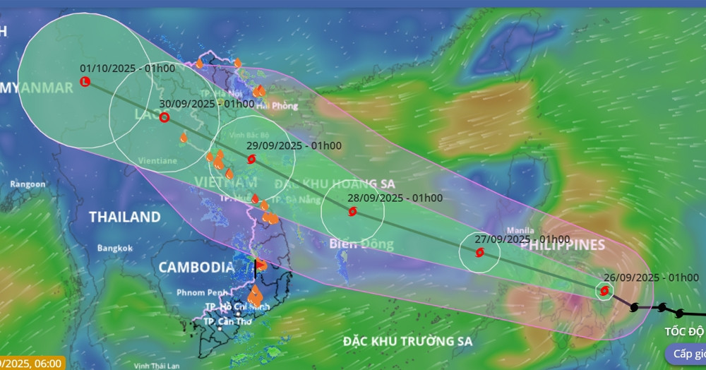 Typhoon Bualoi may make landfall in Vietnamâs north-central region