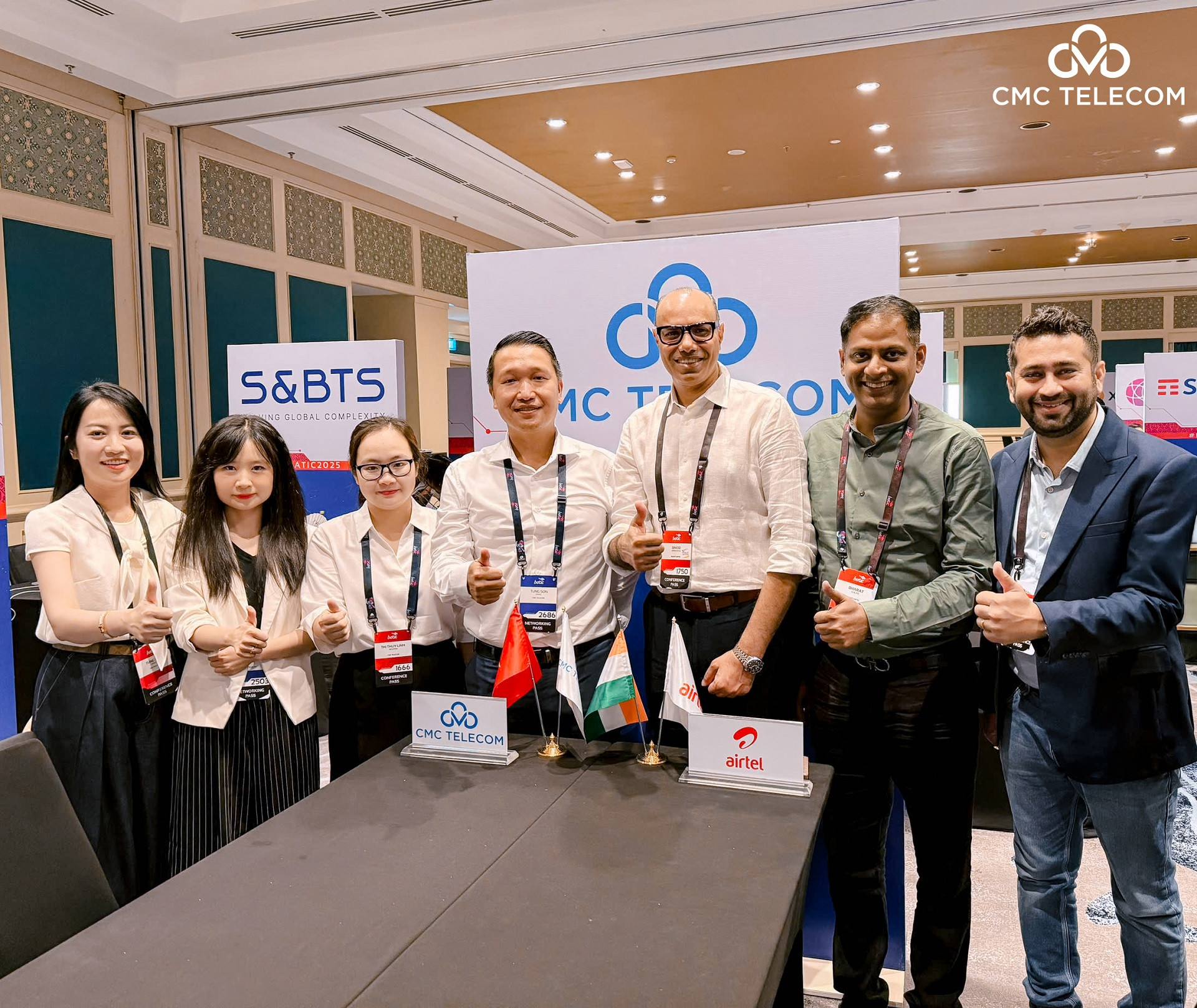 CMC Telecom drives Go Global strategy with Telin, Airtel at BATIC 2025