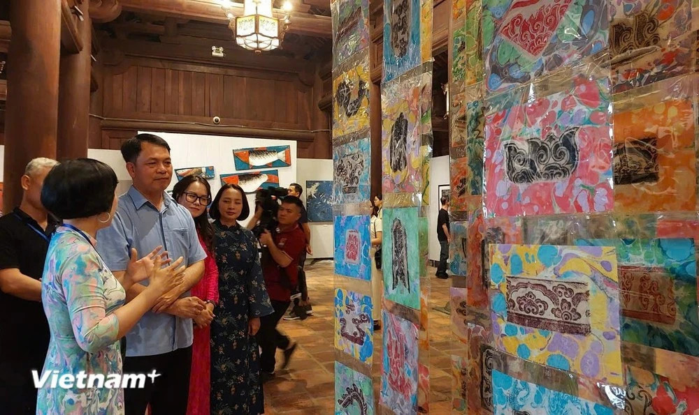 International fine arts exhibition opens at Van Mieu – Quoc Tu Giam
