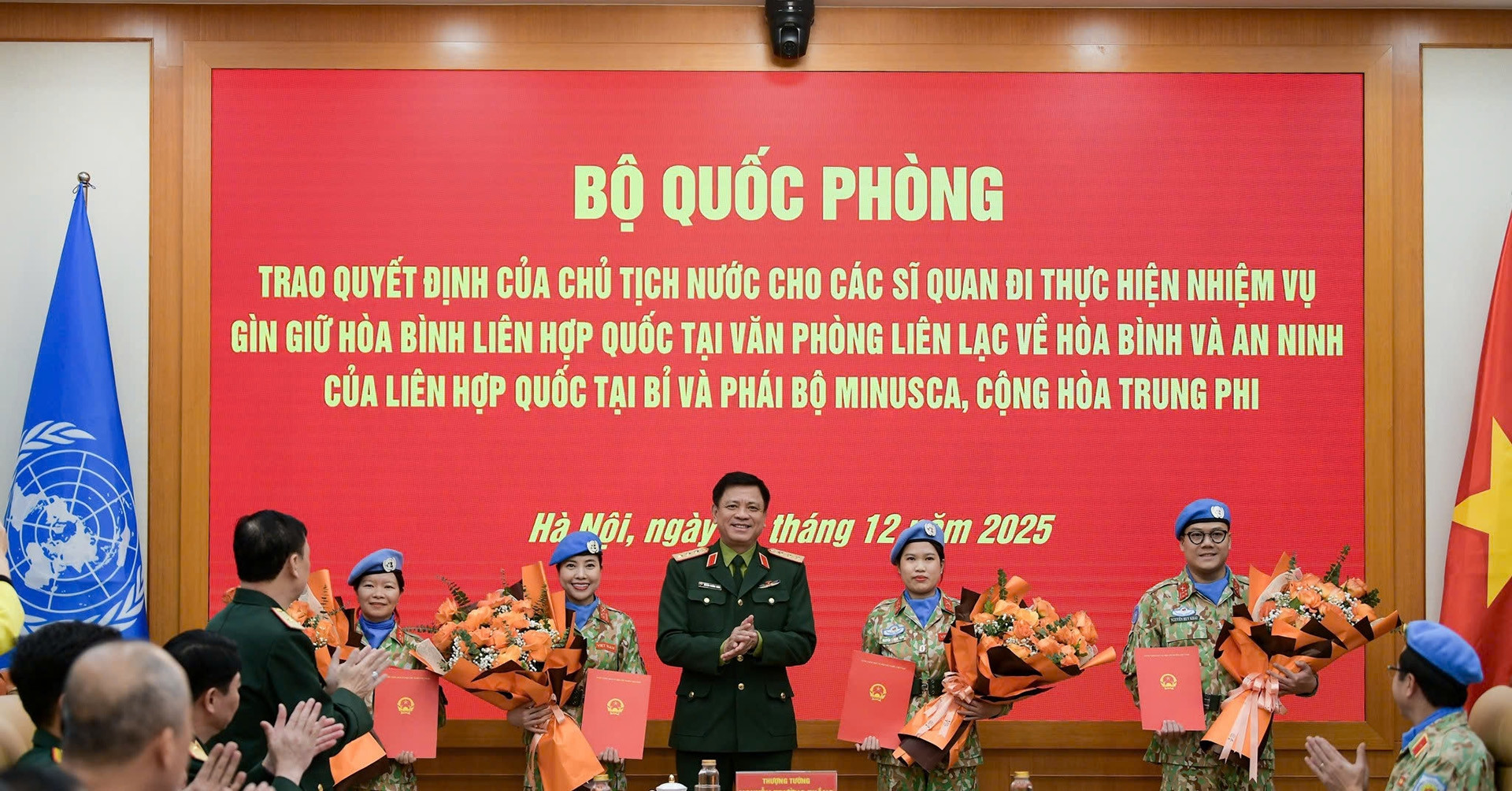 Vietnamese female officer makes history with UN security post