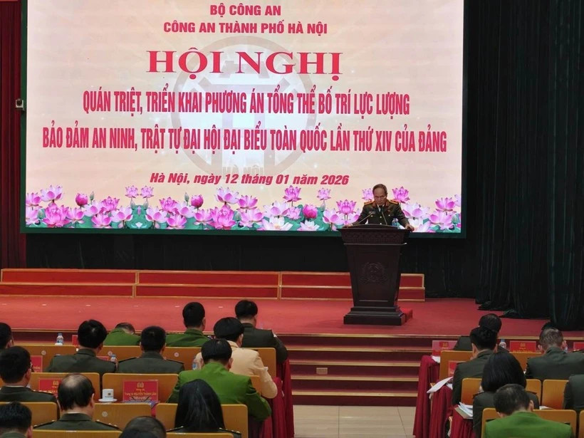 Hanoi deploys plan to ensure absolute security for 14th Party Congress