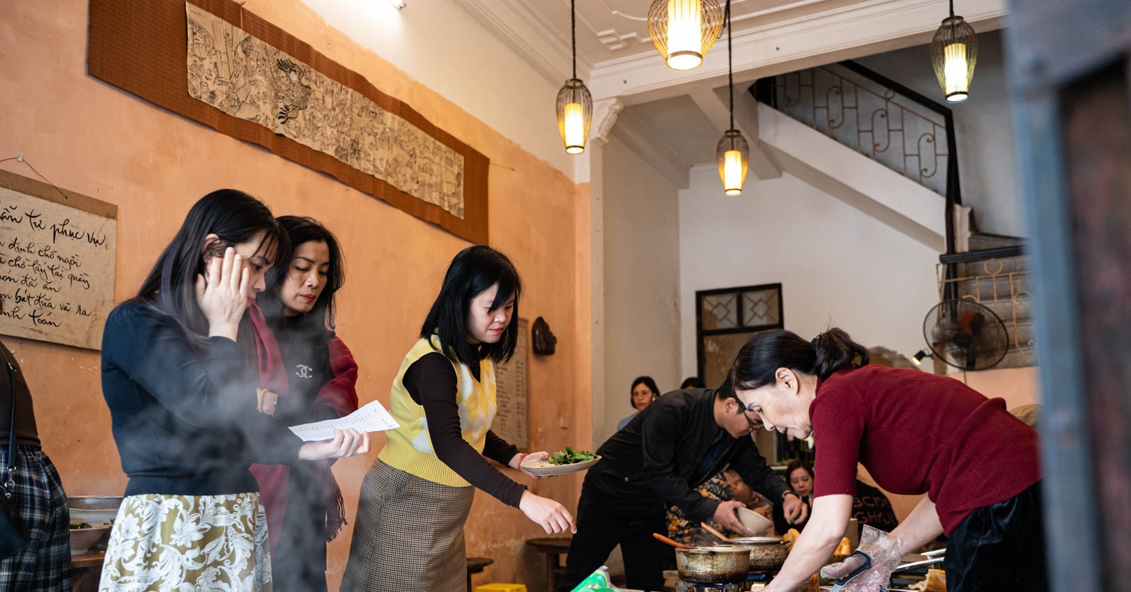 Century-old home in Hanoi transformed into vegan dining experience