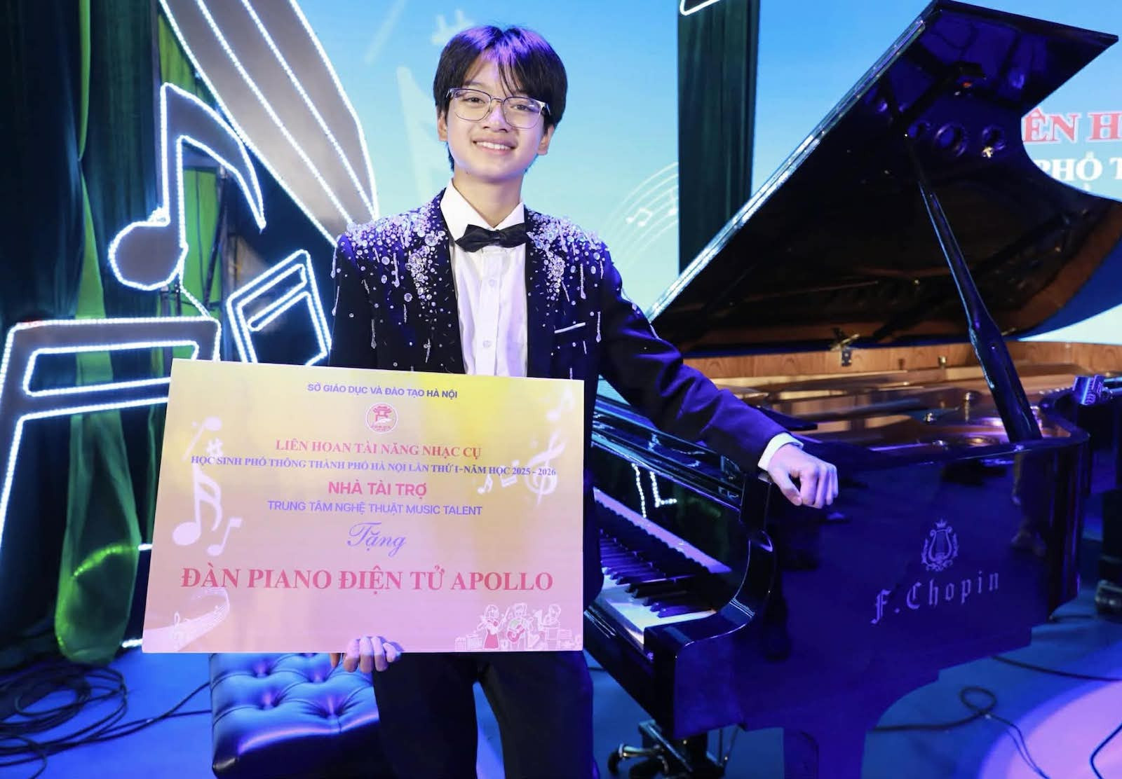 14-year-old pianist wins three gold medals in one school year