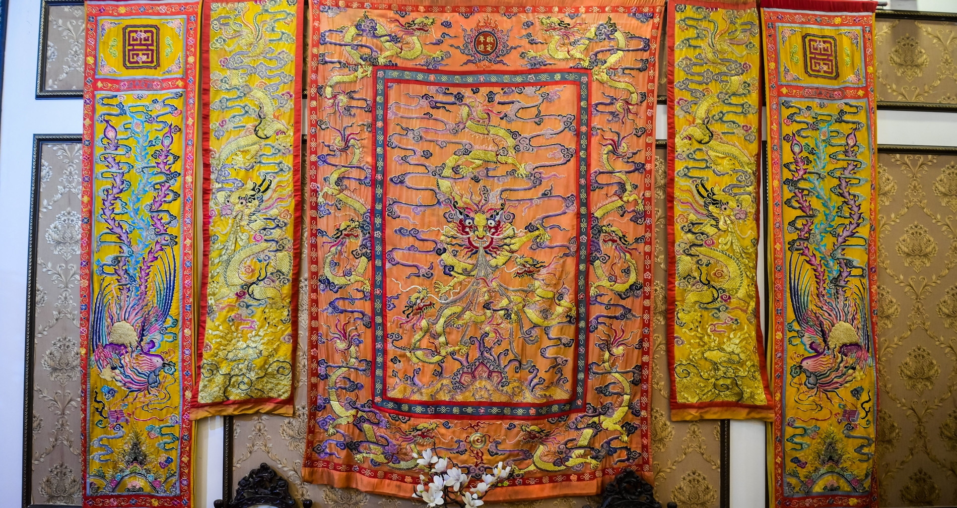 The rarest royal embroidery: Preserved treasure from Nguyen dynasty