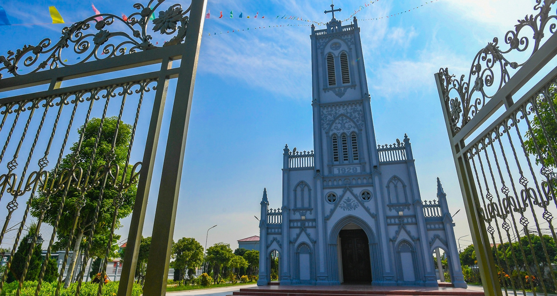 Vietnam's 110-year-old Catholic church blends Asian art with faith