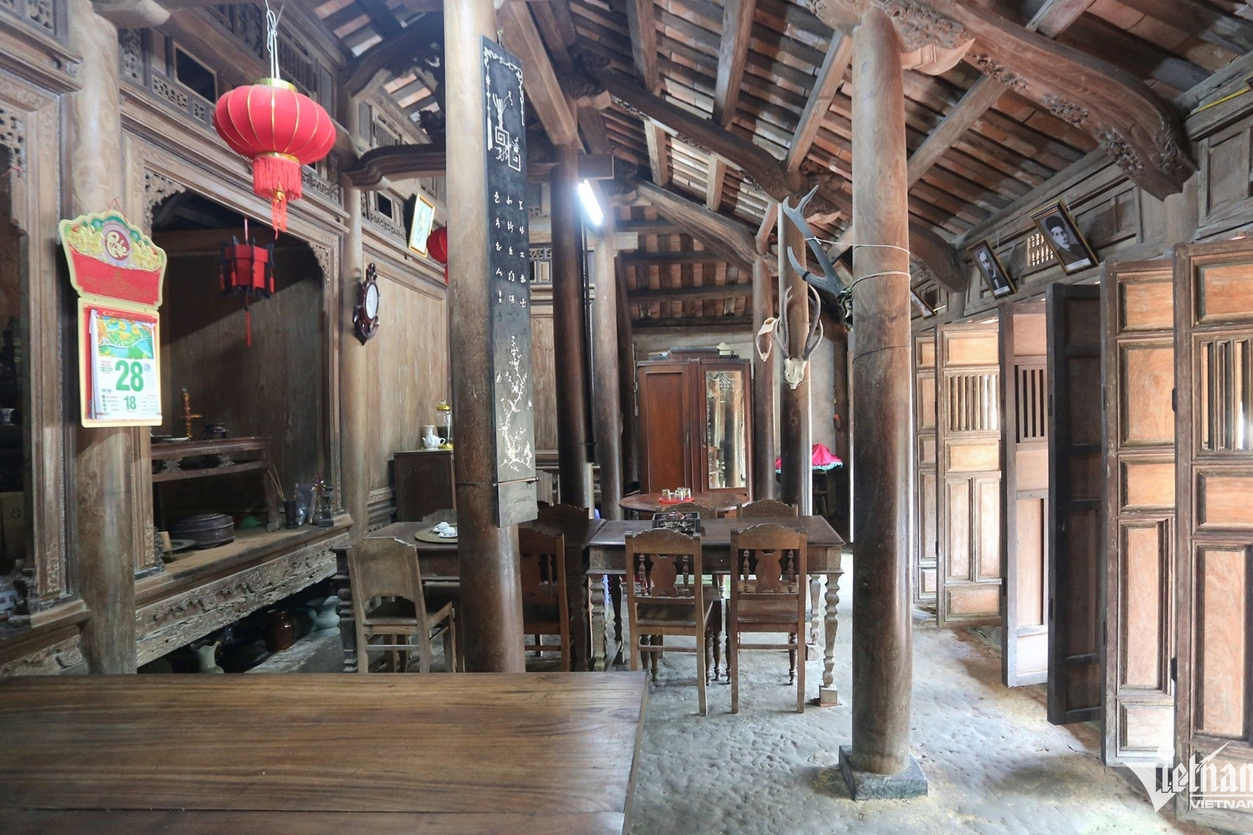 Inside a 160-year-old Vietnamese home with a curious rotating table