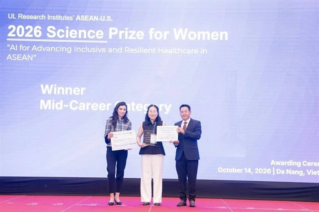 Vietnamese scientist wins ASEAN-US Science Prize for Women