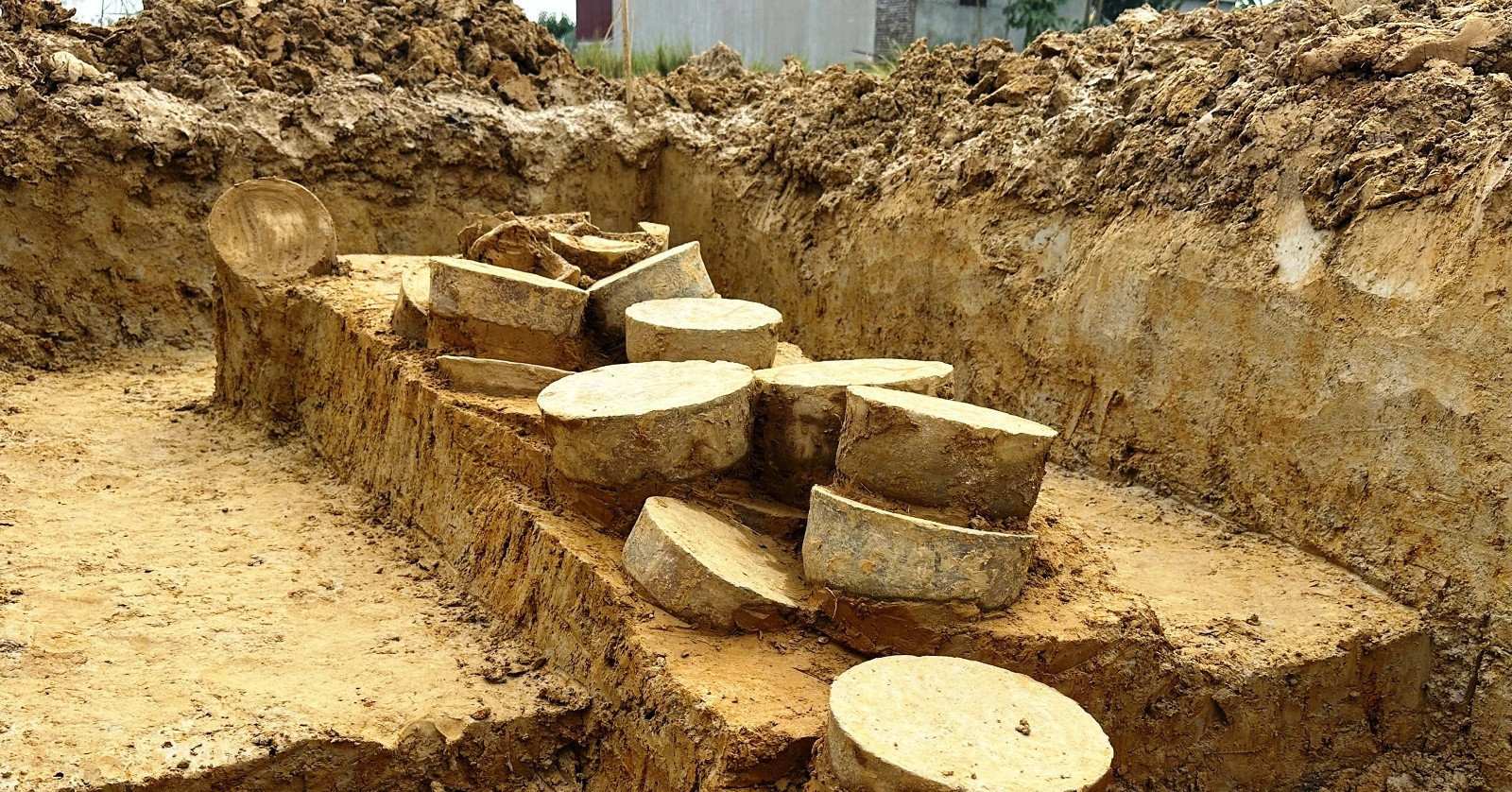 700-year-old pottery discovered beneath house construction site in Vietnam