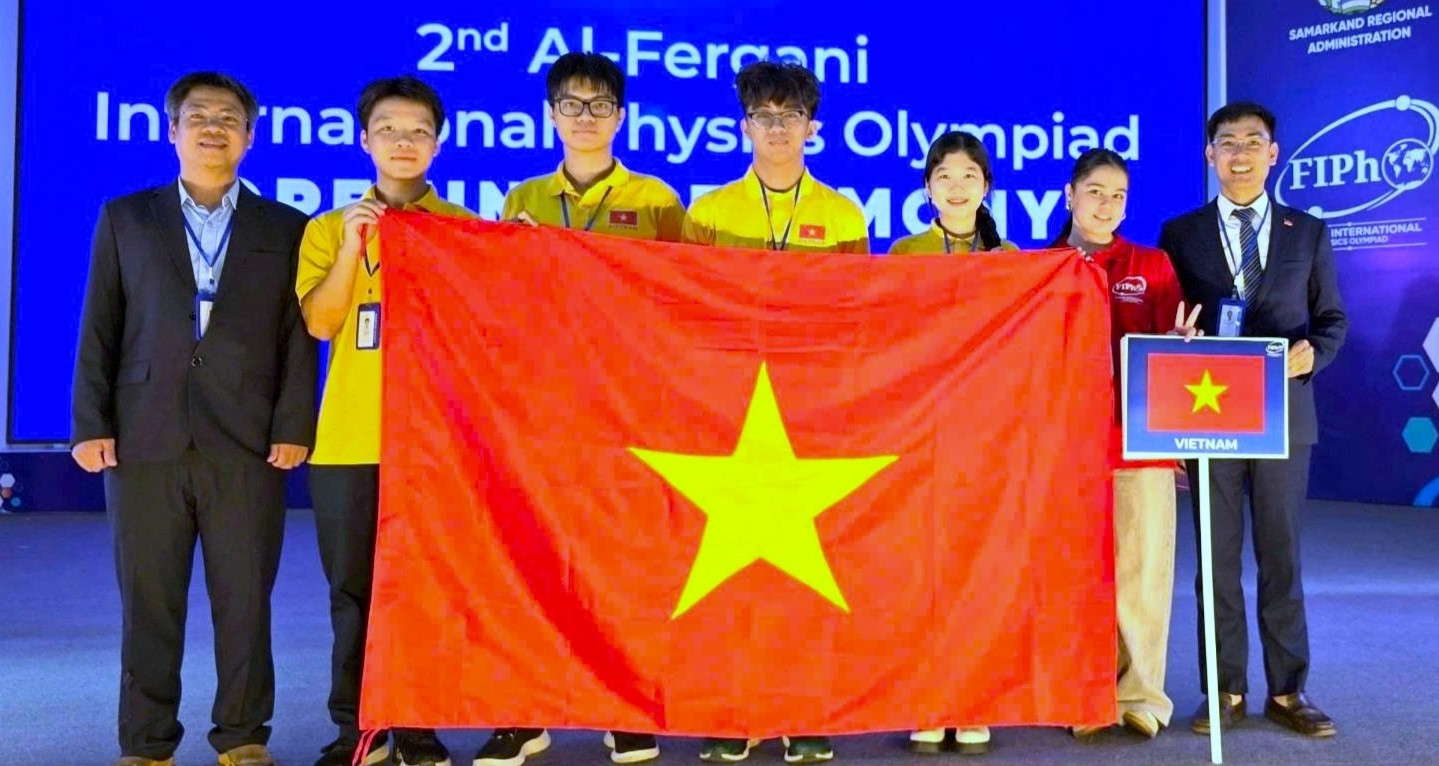 Vietnam wins gold at 2026 Al-Fergani International Physics Olympiad